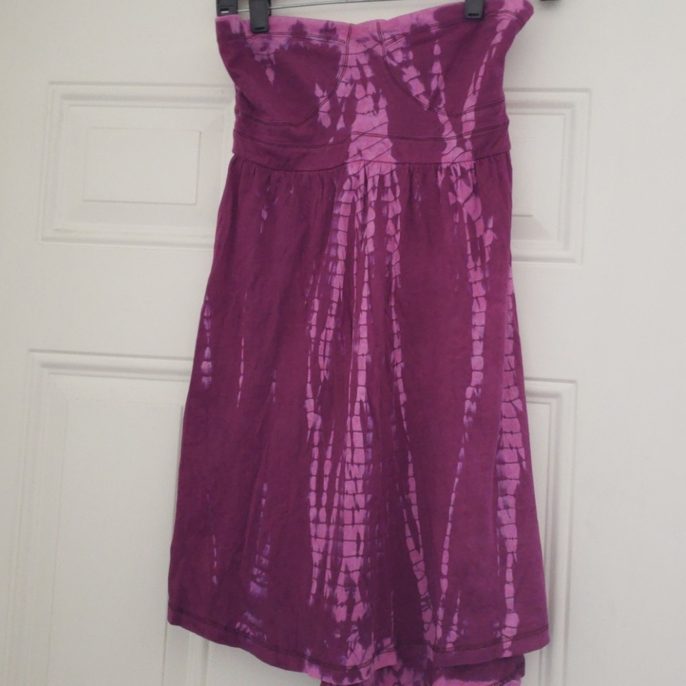 Roxy brand, tie died beach cover up dress